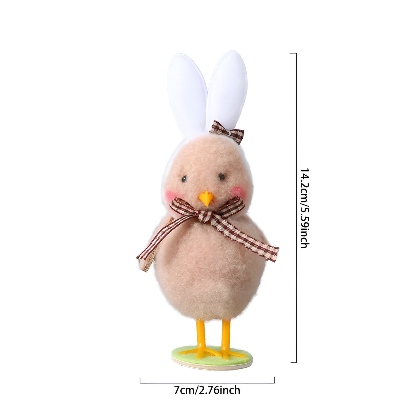 Frendorf | CutieChick Osterdeko - Plüsch Osterküken mit Hasenohren - Bunte Bruteier Deko