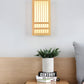 DoaGlow Japanische Holz-Wandleuchte - Moderne Holz & Acryl Japandi Beleuchtung