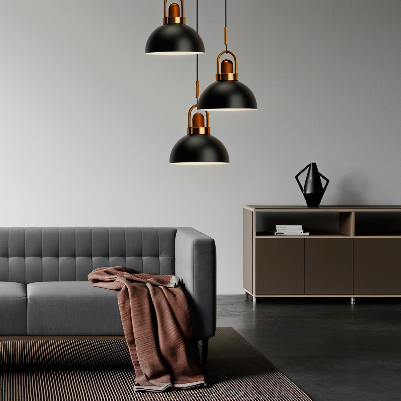 Frendorf | Nordische Deckenleuchten - Macaron LED Pendelleuchte aus Metall