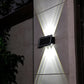 Frendorf | DualLit Gartenbeleuchtung - Wasserdichte LED Solarlampe Garten - Up & Down Außenbeleuchtung