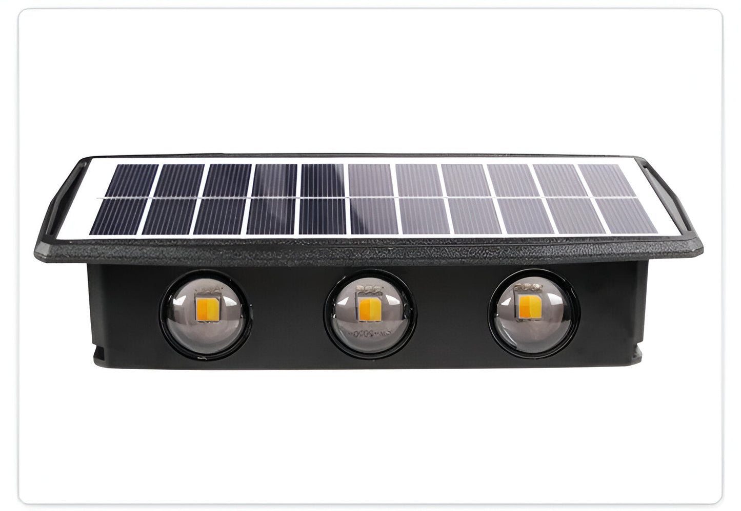 Frendorf | DualLit Gartenbeleuchtung - Wasserdichte LED Solarlampe Garten - Up & Down Außenbeleuchtung