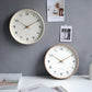 Frendorf | EleQuartz Uhr - Runde Wanduhr - Nordische Holz Wanduhr