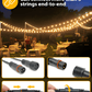 Frendorf | ElectriBulb Lichterkette - G40 Globe Außenbeleuchtung - IP44 & Bruchsichere Gartenbeleuchtung