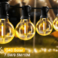 Frendorf | ElectriBulb Lichterkette - G40 Globe Außenbeleuchtung - IP44 & Bruchsichere Gartenbeleuchtung