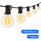 Frendorf | ElectriBulb Lichterkette - G40 Globe Außenbeleuchtung - IP44 & Bruchsichere Gartenbeleuchtung