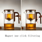 Frendorf | Elegante Glas Teekanne mit Sieb - Stilvolles Design für die Zubereitung von losen Tees