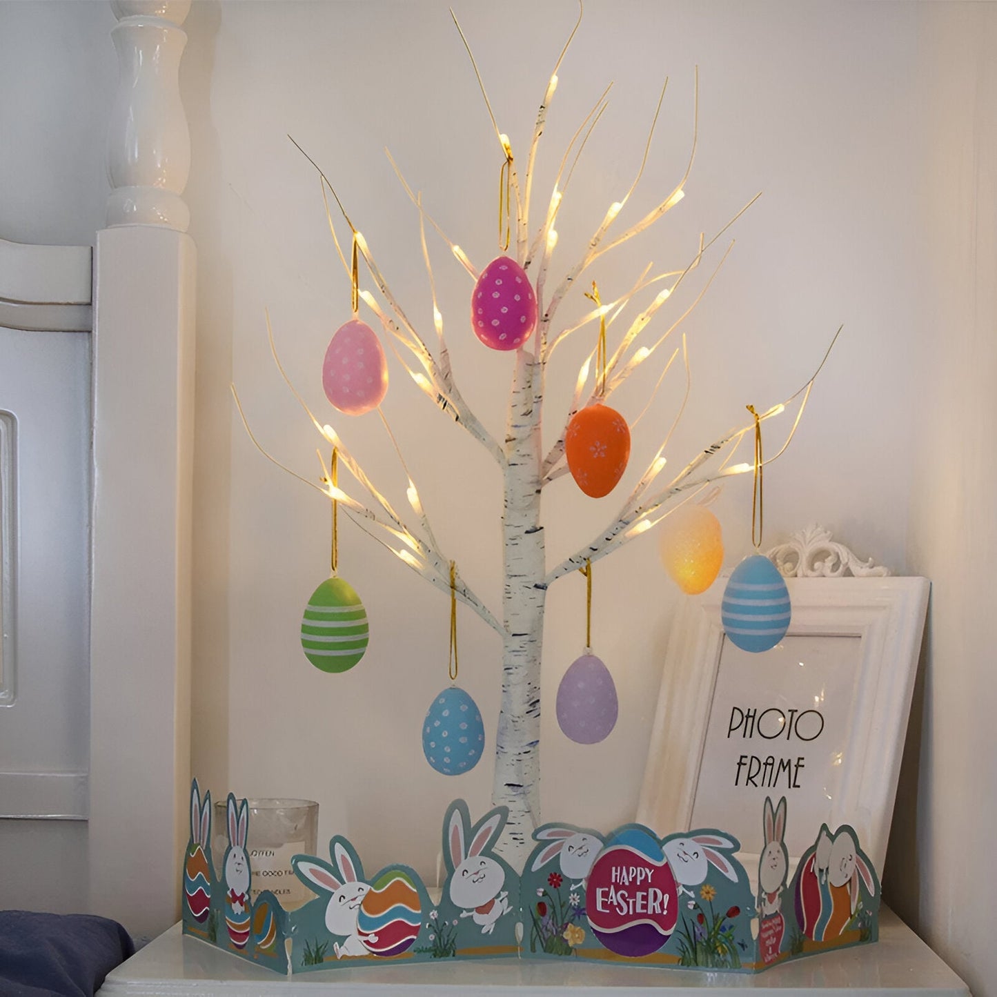 Frendorf | FanciBright Osterdeko - Ostern LED Bonsai Baum - Stilvolle Ostern Baum Ornamente