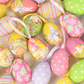 Frendorf | Faux Ostereier - 12pcs Bunte Künstliche Eier Hängende Osterdeko