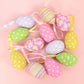 Frendorf | Faux Ostereier - 12pcs Bunte Künstliche Eier Hängende Osterdeko