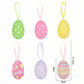 Frendorf | Faux Ostereier - 12pcs Bunte Künstliche Eier Hängende Osterdeko