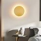 Frendorf | FullHalo Wandleuchte - Runde Schwarz/Weiß/Gold Metall LED Wandlampe - Modernes Wandlampen Design
