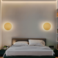 Frendorf | FullHalo Wandleuchte - Runde Schwarz/Weiß/Gold Metall LED Wandlampe - Modernes Wandlampen Design