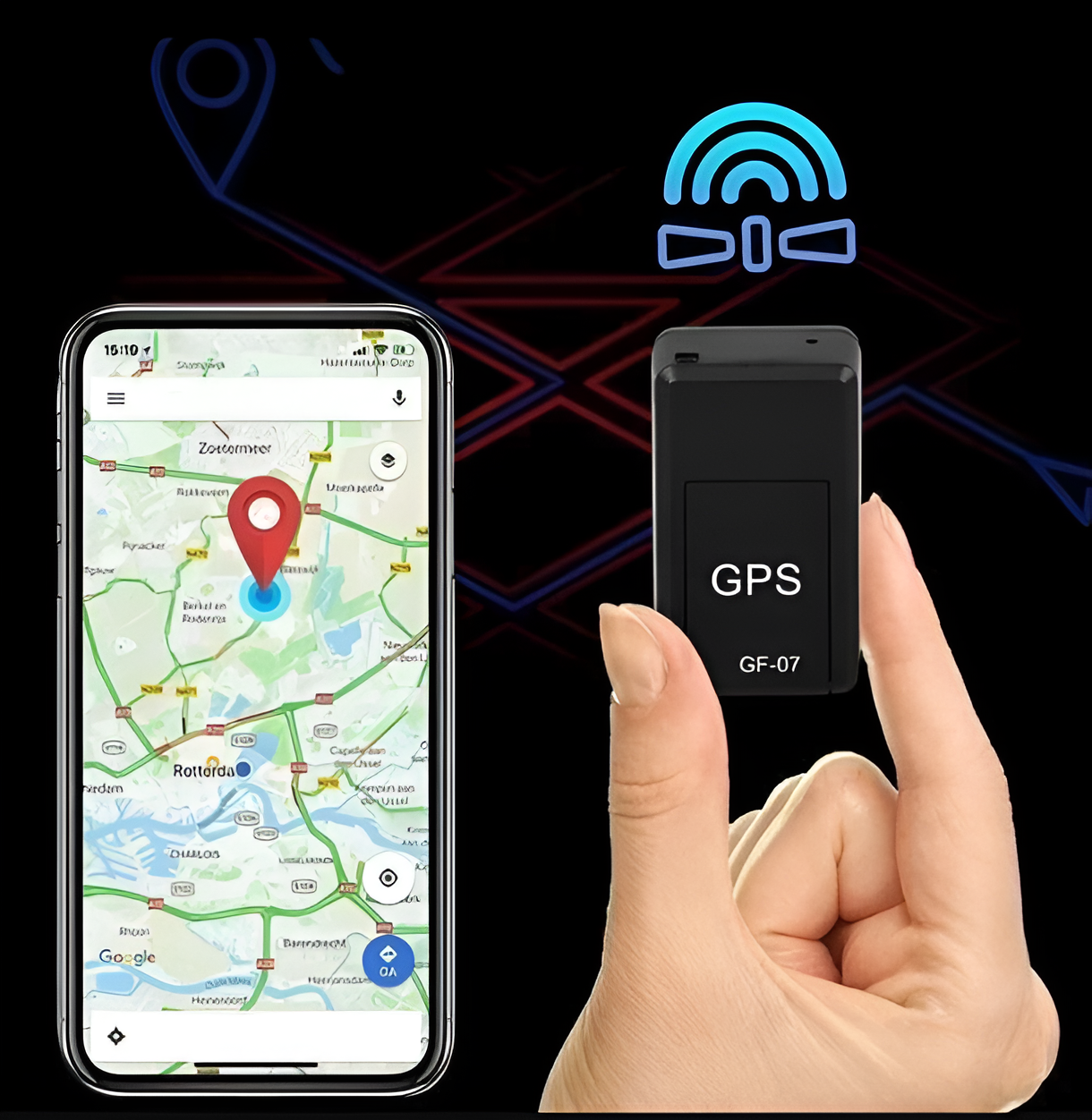 Frendorf | GPS Tracker Magnetisch Mini – Globale Abdeckung & Echtzeitverfolgung für Ultimative Sicherheit