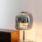 Gleam Lamp - Stylische rauchgraue Glaslampe USB-betriebenes dimmbares Licht
