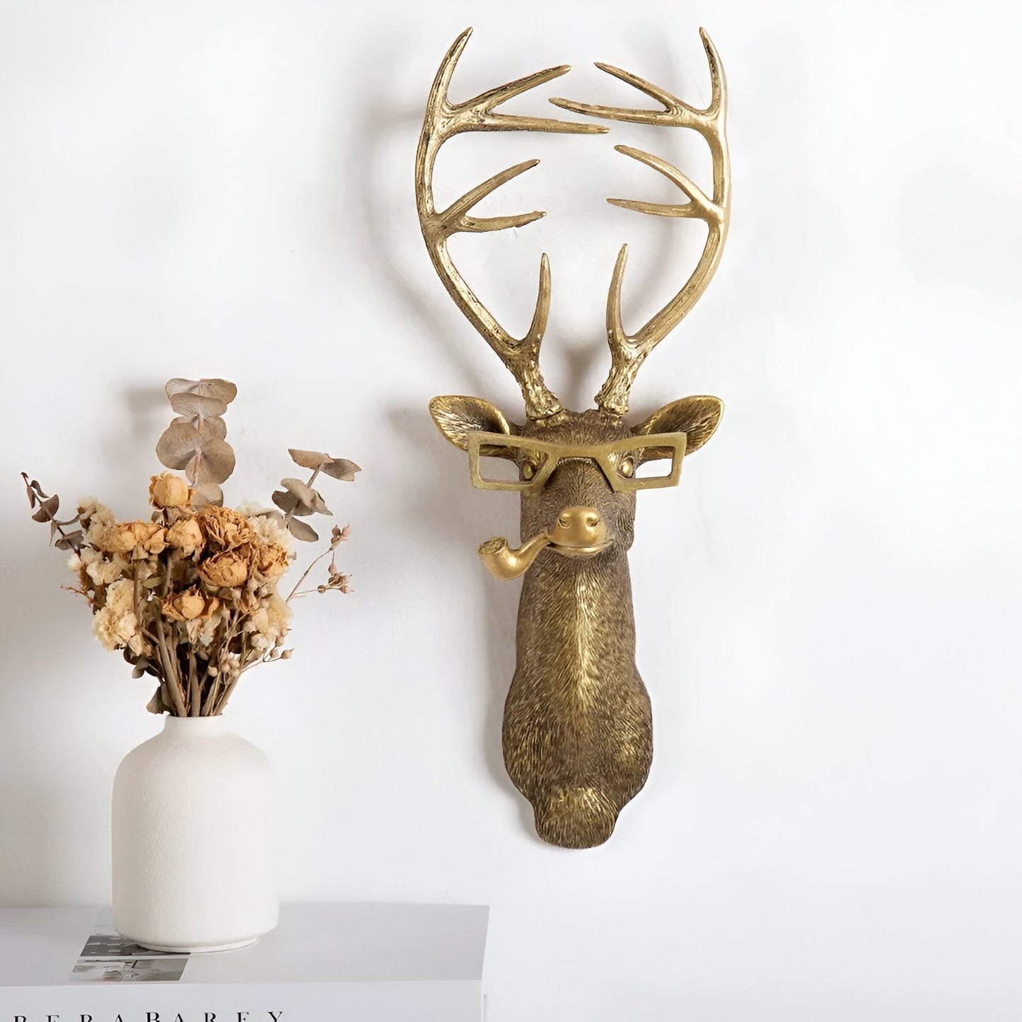 Frendorf | Hookify Head Wandhaken | Multifunktionale Wandaufbewahrung & Dekoration | Tierkopf-Design