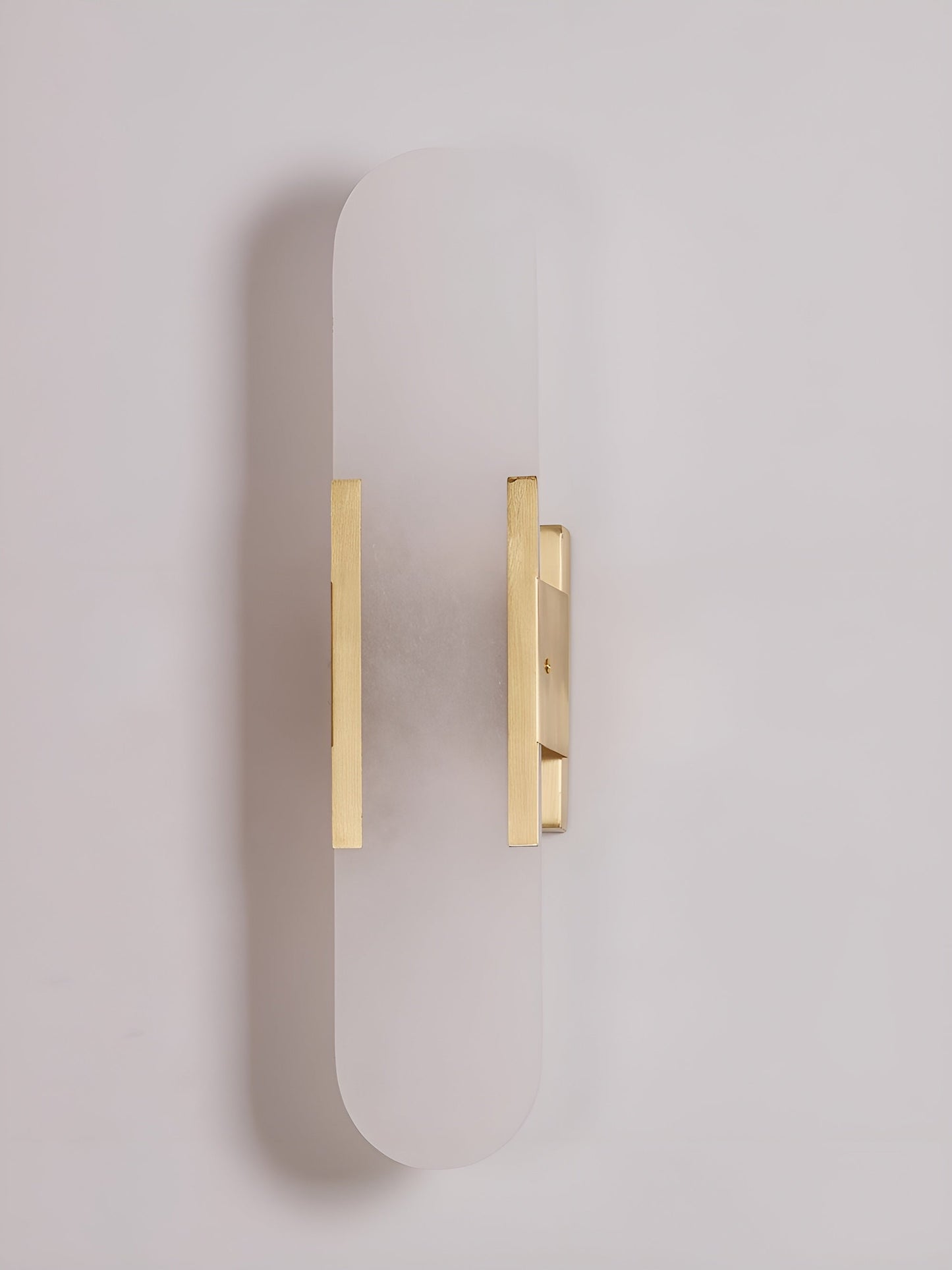 Frendorf | Lavish Alabaster Wandleuchte - Moderne Kupfer-Wandleuchte - LED-Wandleuchter