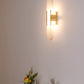 Frendorf | Lavish Alabaster Wandleuchte - Moderne Kupfer-Wandleuchte - LED-Wandleuchter