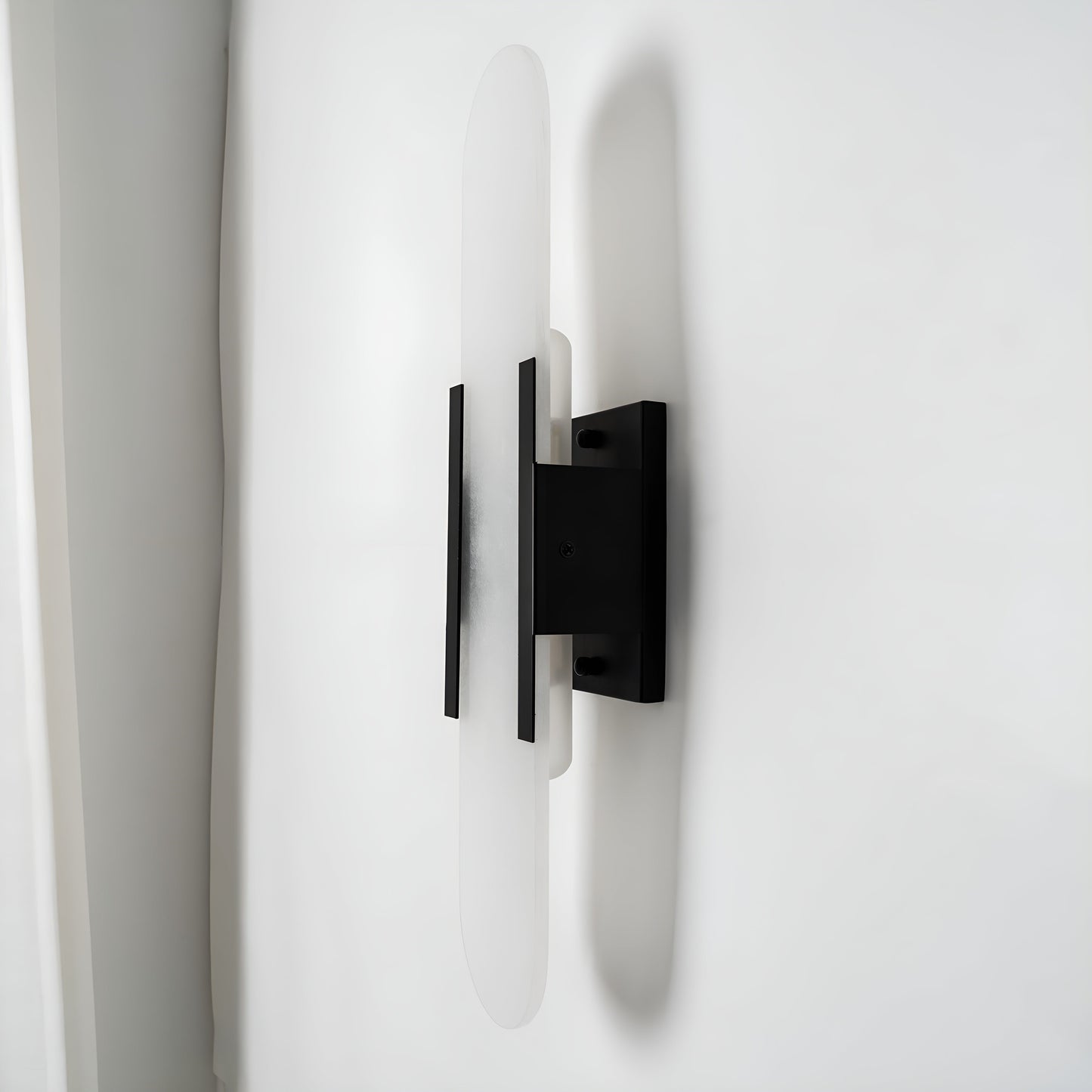 Frendorf | Lavish Alabaster Wandleuchte - Moderne Kupfer-Wandleuchte - LED-Wandleuchter