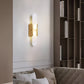 Frendorf | Lavish Alabaster Wandleuchte - Moderne Kupfer-Wandleuchte - LED-Wandleuchter