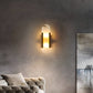 Frendorf | Lavish Alabaster Wandleuchte - Moderne Kupfer-Wandleuchte - LED-Wandleuchter