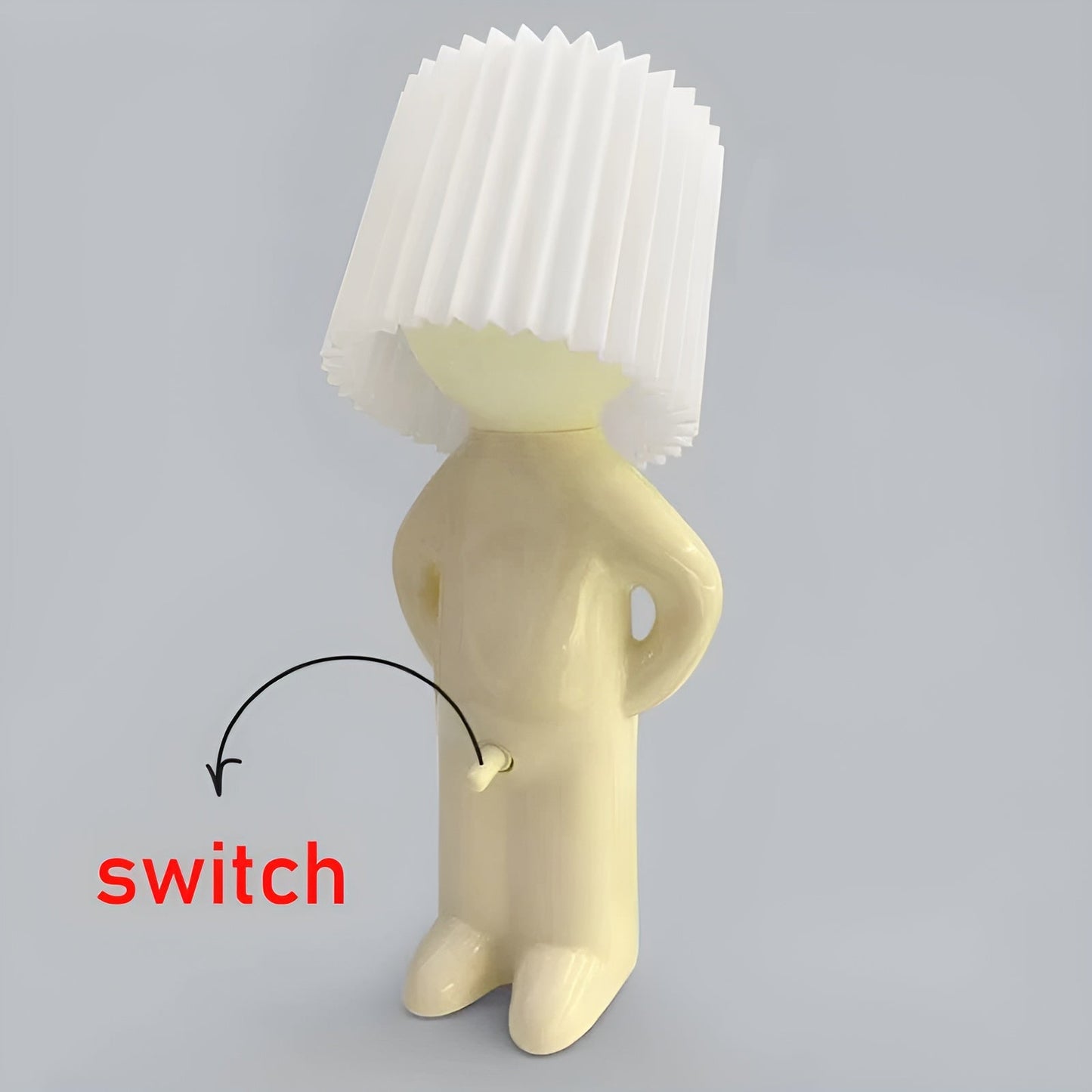 Lil'Lad Tischlampe - Kreative kleine Shy Boy LED-Lampe