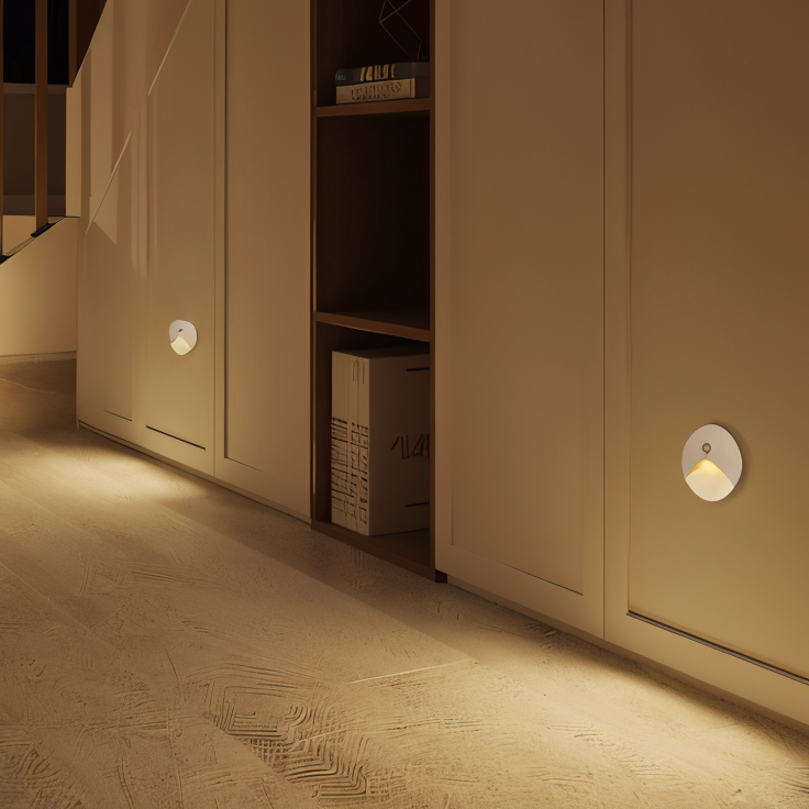 LuminiPath - Wasserdichte IP65 Wandleuchte - Innen und Außenwandleuchte - Bewegungsmelder Wandleuchte LED