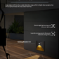 LuminiPath - Wasserdichte IP65 Wandleuchte - Innen und Außenwandleuchte - Bewegungsmelder Wandleuchte LED