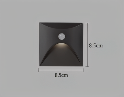 LuminiPath - Wasserdichte IP65 Wandleuchte - Innen und Außenwandleuchte - Bewegungsmelder Wandleuchte LED