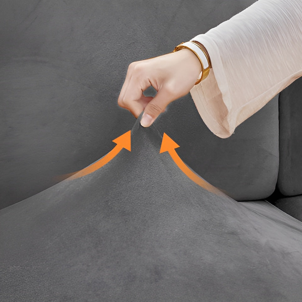 Samt Sofabezug - Glatter Ultra-Stretch Sofabezug