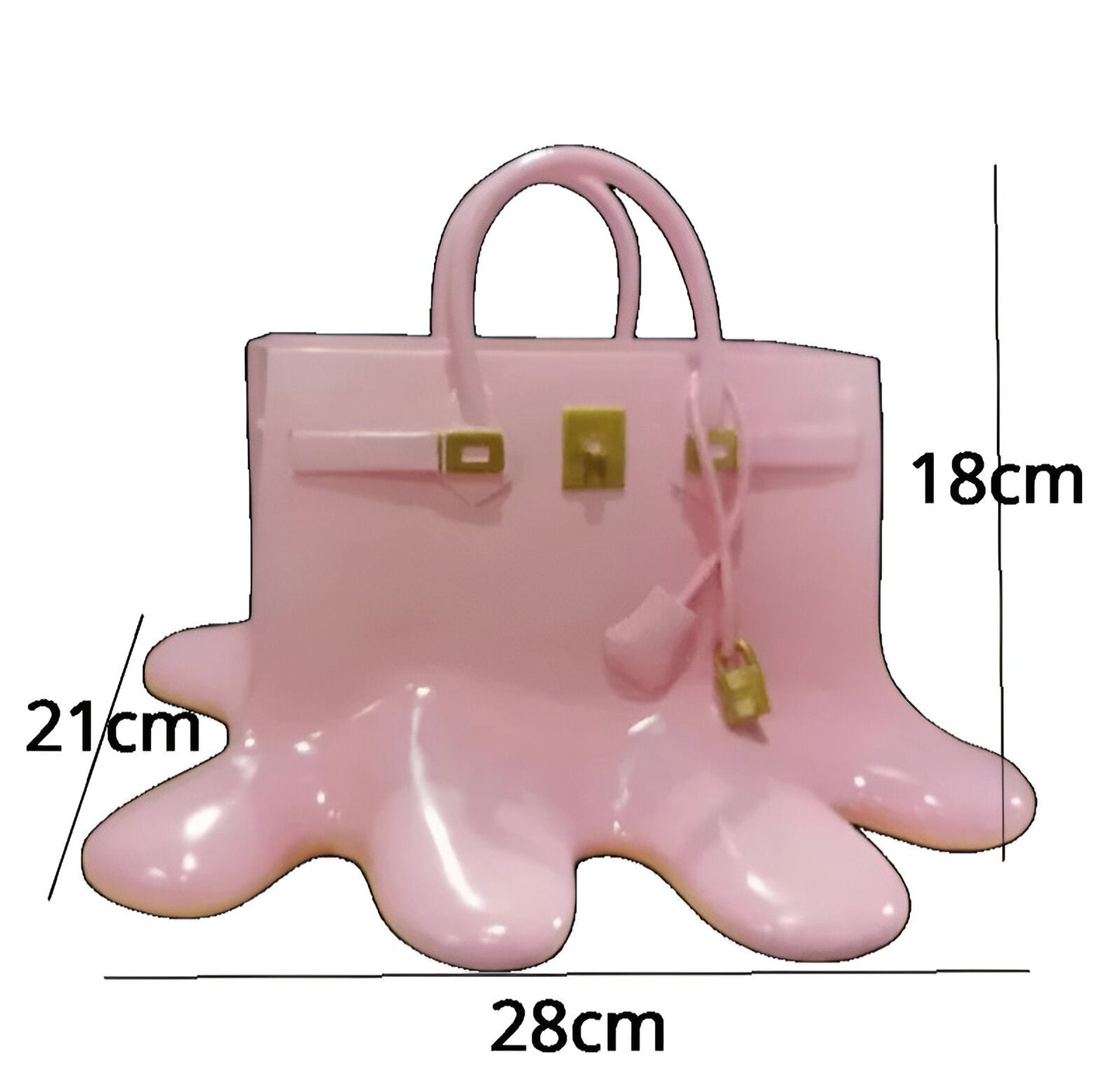 Frendorf | LuxuPurse Vasen - Stilvolle Blumentaschenvase aus Harz