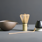 Frendorf | LuxuTea Wares - 4 Stück Bambus Keramik Japanisch Matcha Set