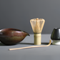 Frendorf | LuxuTea Wares - 4 Stück Bambus Keramik Japanisch Matcha Set
