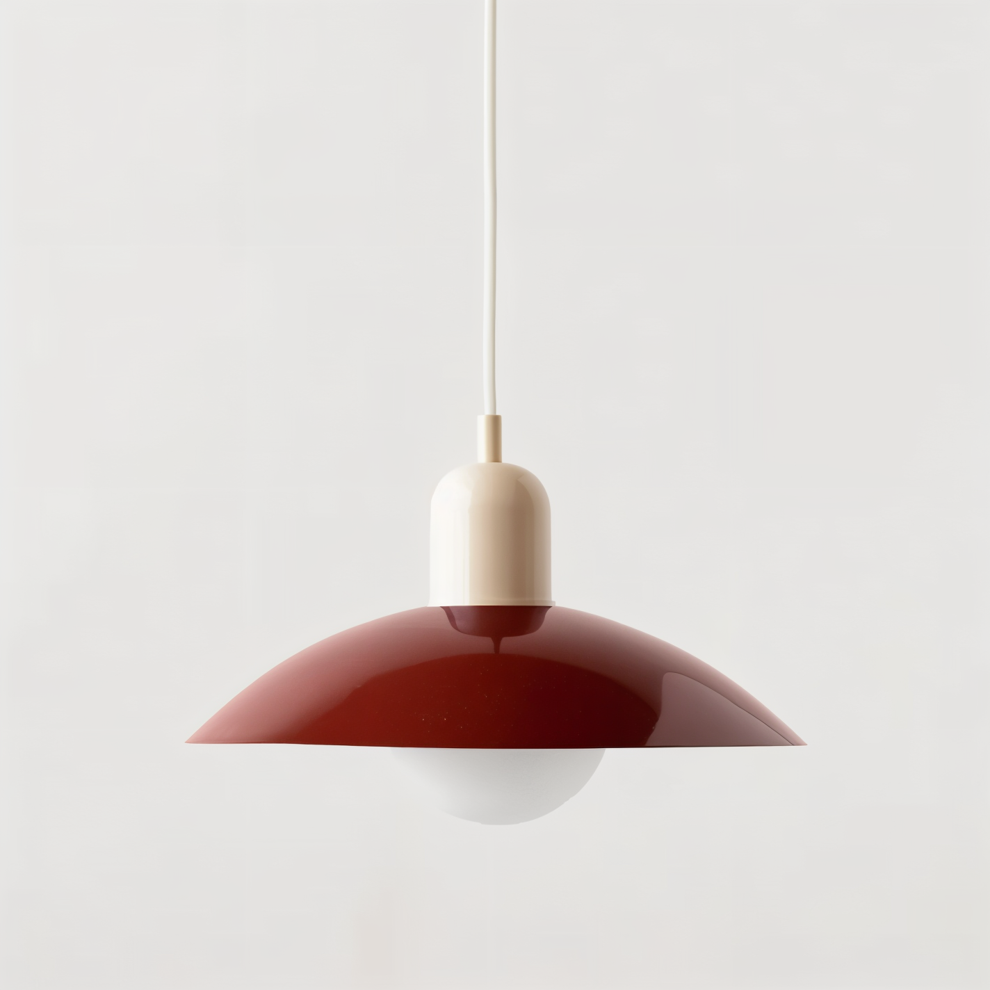 Frendorf | Macaron Pop Pendelleuchte - Lebendige Bauhaus Kuppel Hängelampe