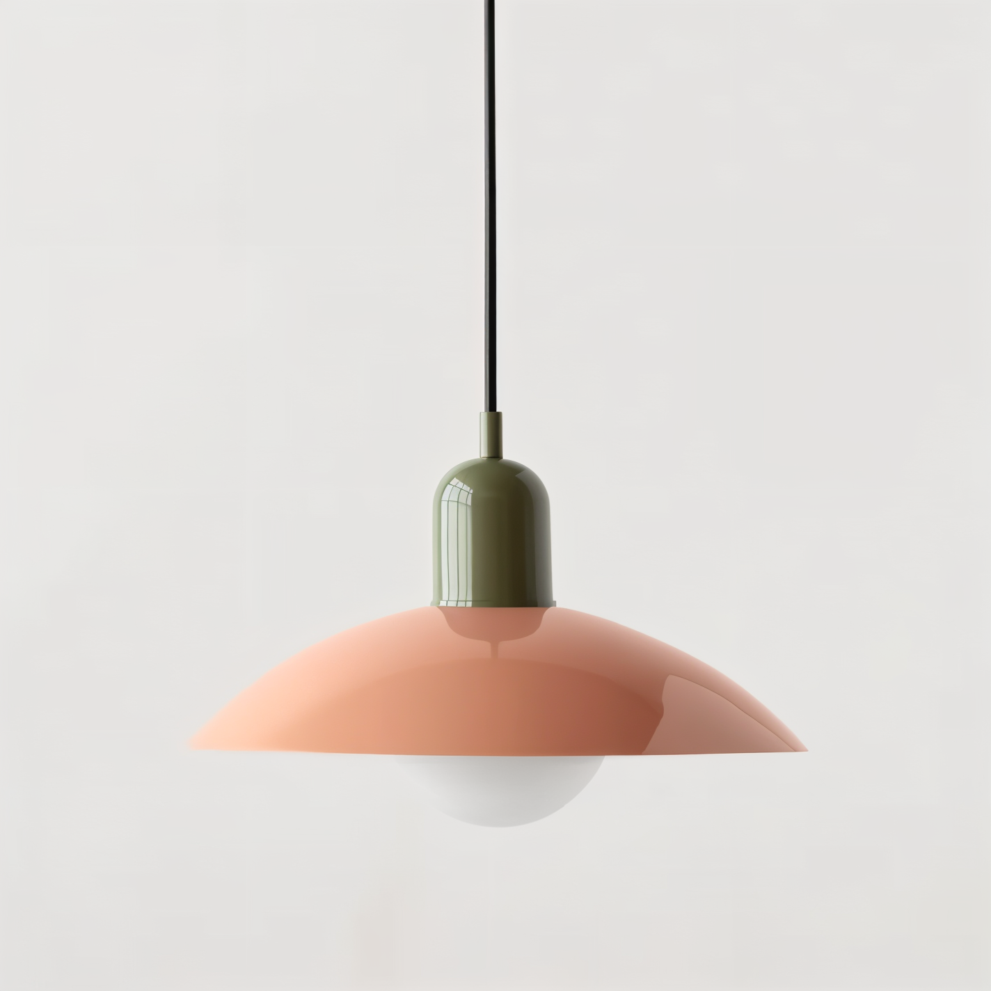 Frendorf | Macaron Pop Pendelleuchte - Lebendige Bauhaus Kuppel Hängelampe