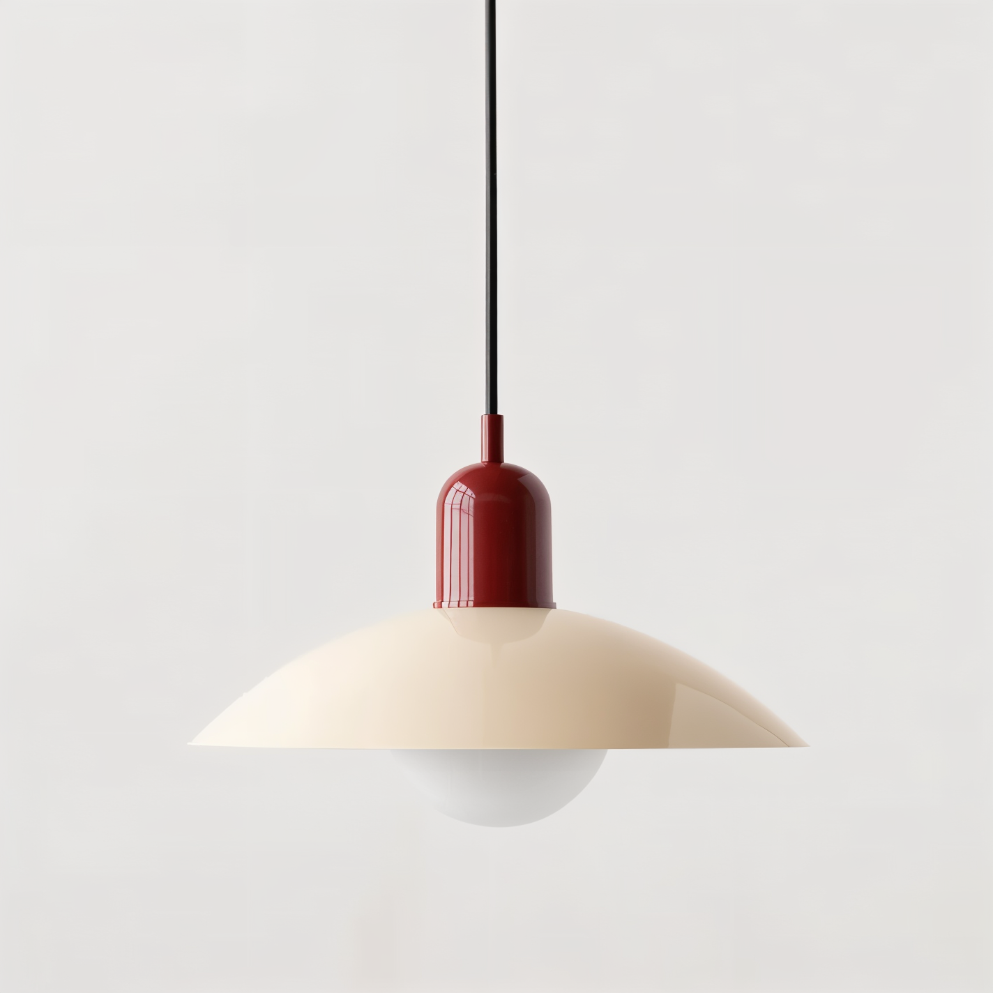 Frendorf | Macaron Pop Pendelleuchte - Lebendige Bauhaus Kuppel Hängelampe