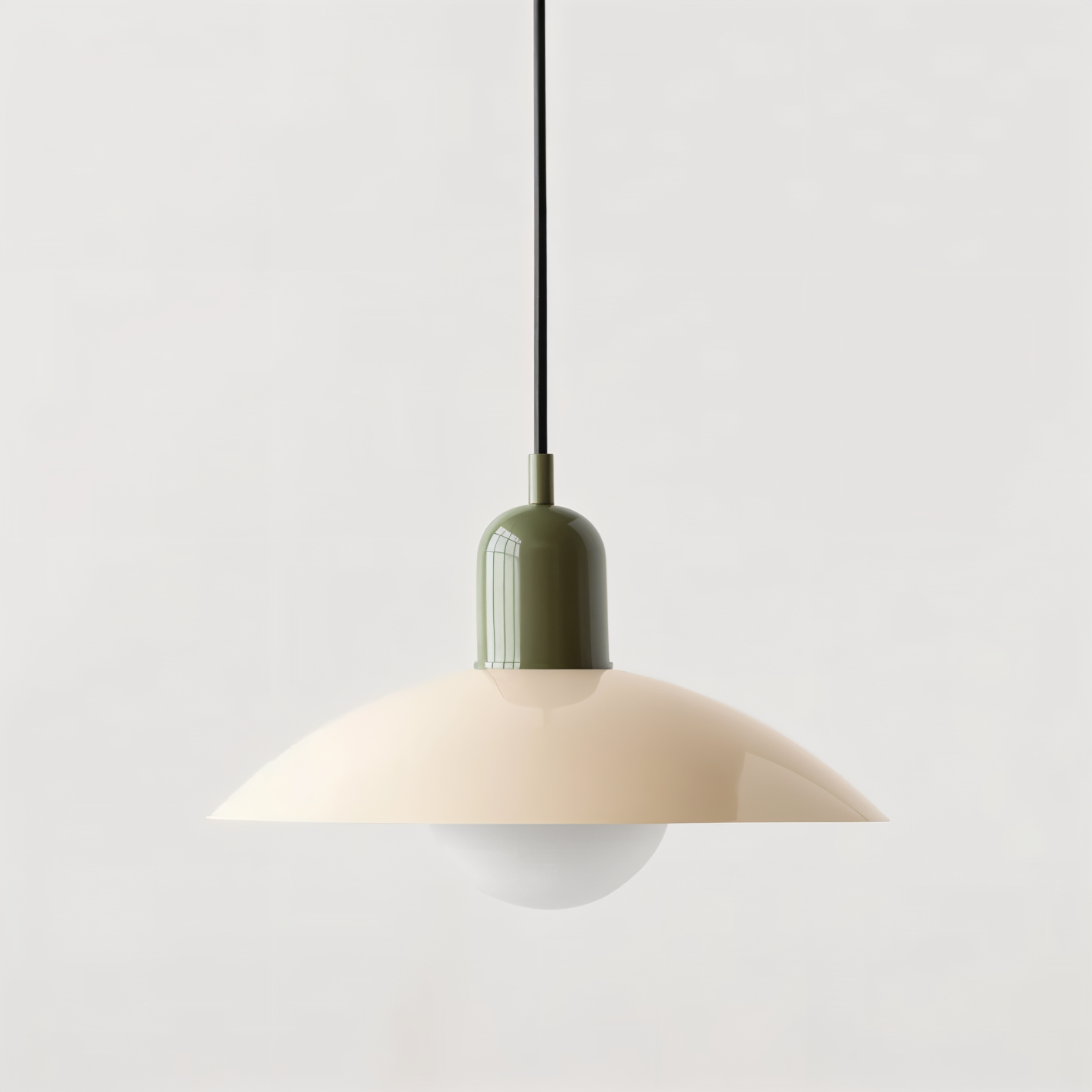 Frendorf | Macaron Pop Pendelleuchte - Lebendige Bauhaus Kuppel Hängelampe