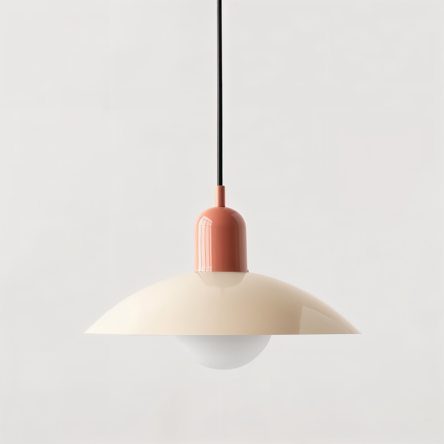 Frendorf | Macaron Pop Pendelleuchte - Lebendige Bauhaus Kuppel Hängelampe