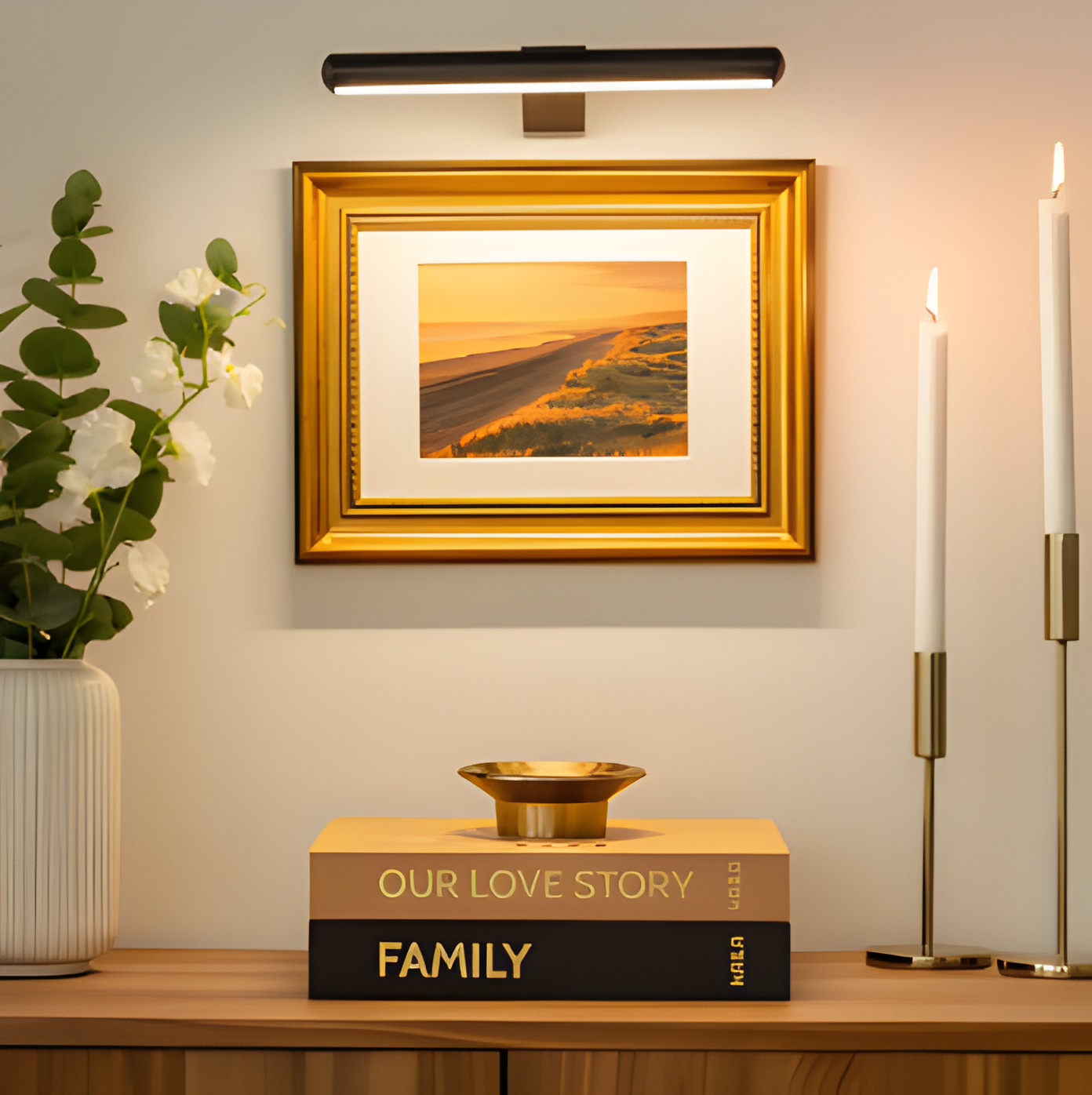 Frendorf | MagniLite Wandleuchte - 120° Drehbare Kabellose Wandleuchte - USB Wiederaufladbare Wandleuchten LED