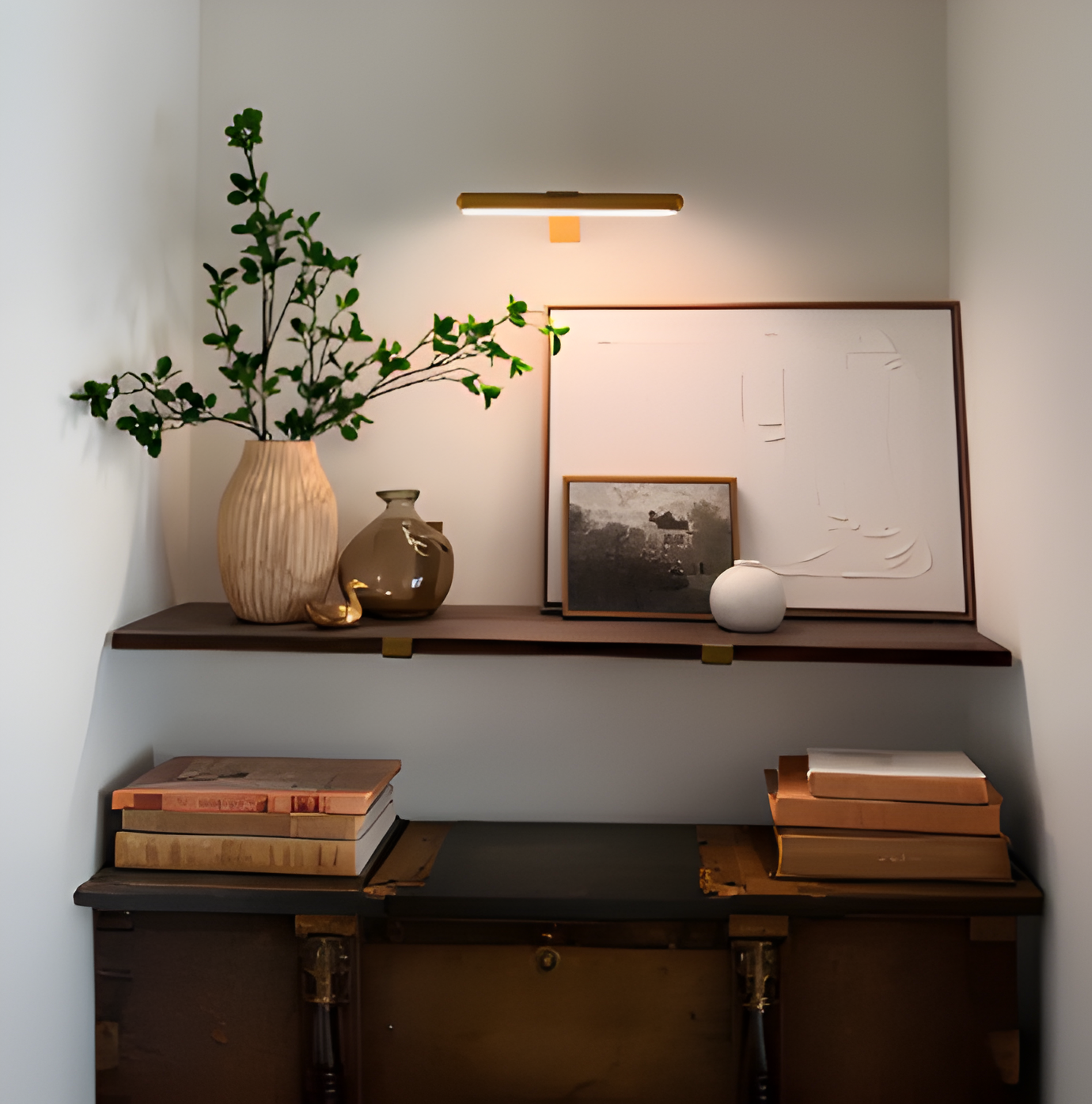 Frendorf | MagniLite Wandleuchte - 120° Drehbare Kabellose Wandleuchte - USB Wiederaufladbare Wandleuchten LED