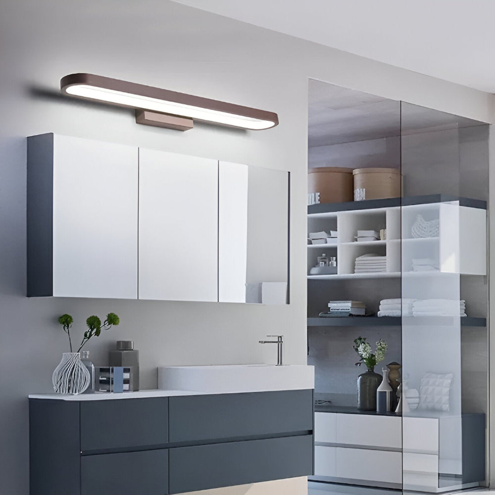 Frendorf | Moderne LED Linear Wandleuchte  - Wandlampen im Nordischen Stil für Make-up und Vanity