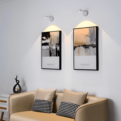 Frendorf | Bewegungsgesteuerte Wireless LED Spotlampe - Wandleuchte  für Innen- und Außenbereich