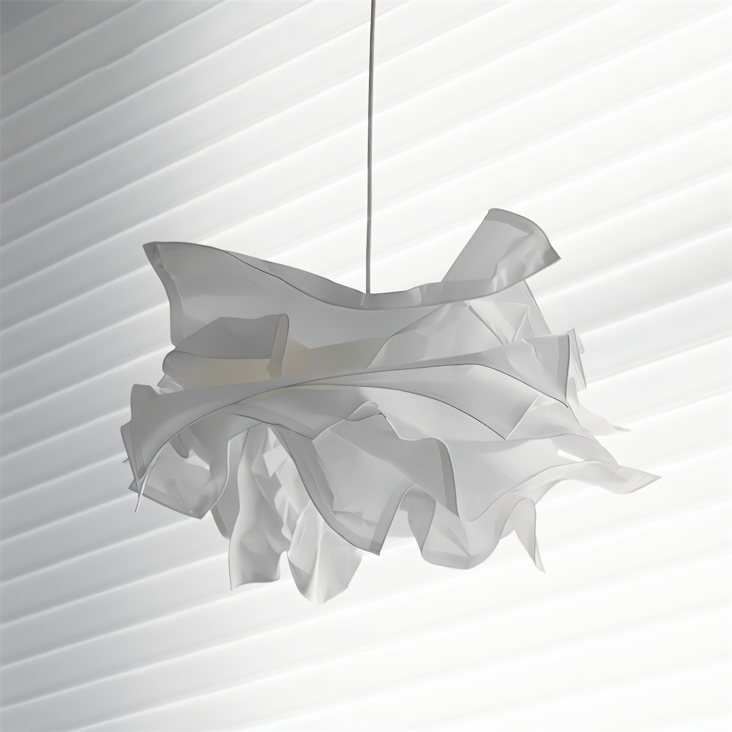 Frendorf | ShadeGlow Anpassbare Pendelleuchte mit skulptiertem Papier-Schirmdesign