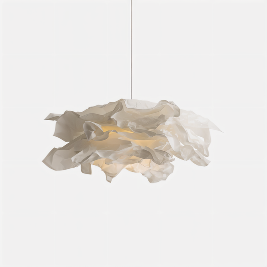 Frendorf | ShadeGlow Anpassbare Pendelleuchte mit skulptiertem Papier-Schirmdesign
