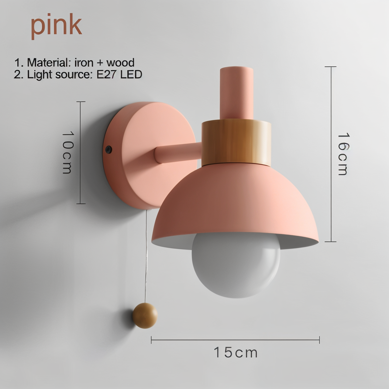 Wandleuchte - Macaron - Modernes Design - Innenbeleuchtung