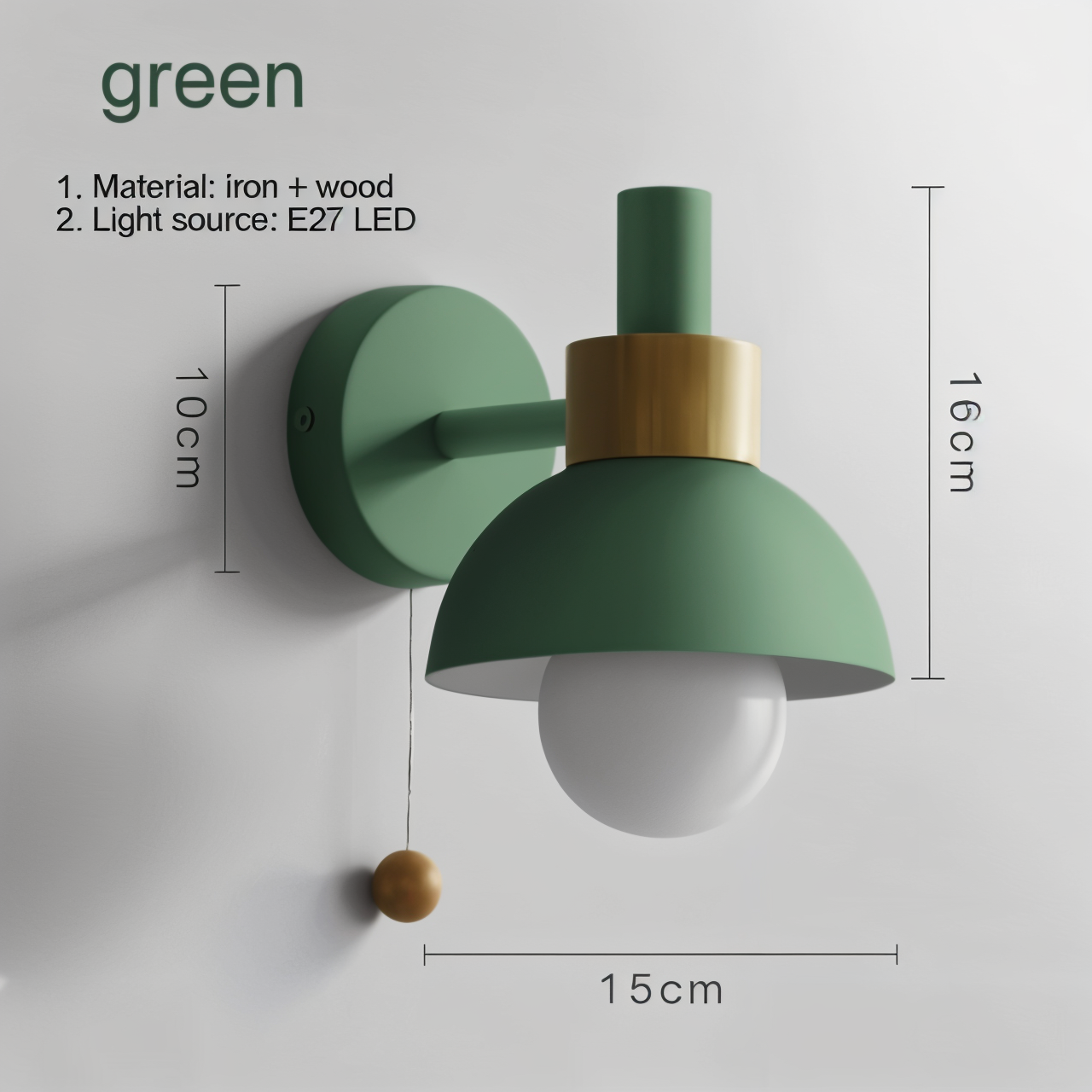 Wandleuchte - Macaron - Modernes Design - Innenbeleuchtung