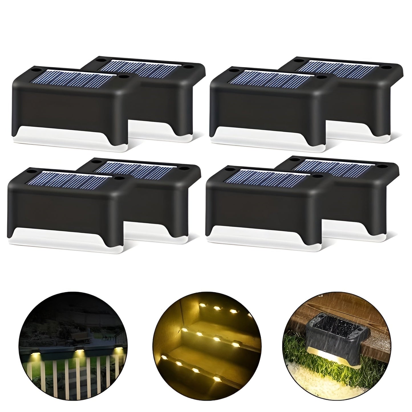 PathStep Lights - LED Solar Treppenbeleuchtung - Wasserdichte Außenlampe