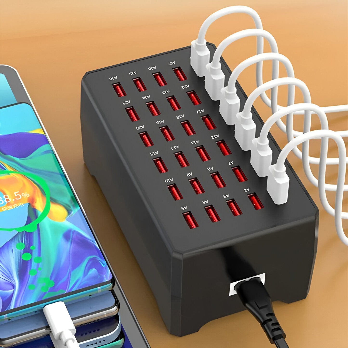 PowerPort Pro 30 - Universelle Multi-USB-Ladegerät mit 30 Anschlüssen