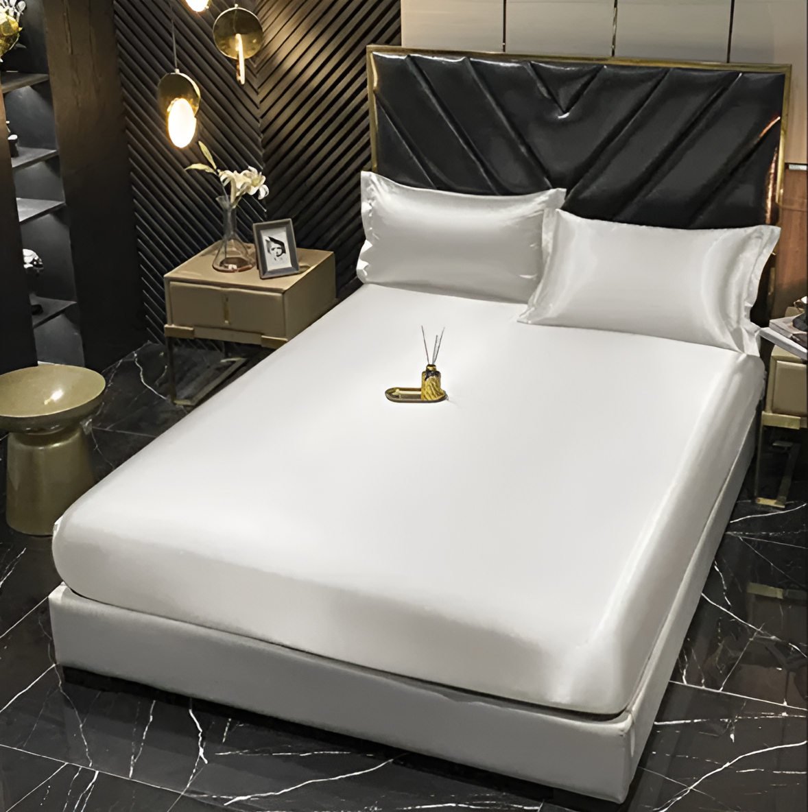 Frendorf | Luxe Silk Bettdecke- Luxuriöser Maulbeerseiden-Bettbezugssatz
