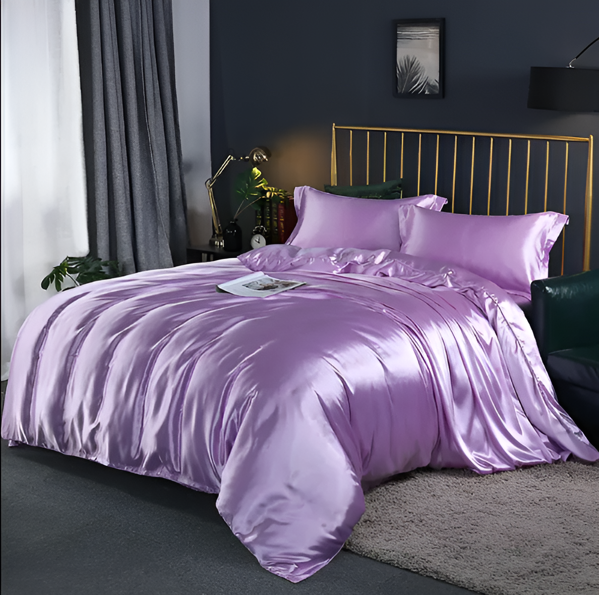 Frendorf | Luxe Silk Bettdecke- Luxuriöser Maulbeerseiden-Bettbezugssatz