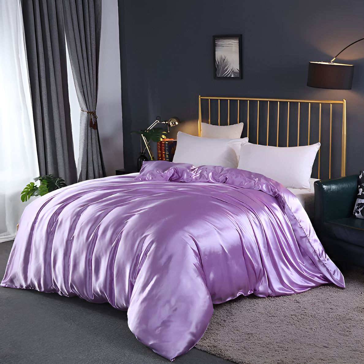Frendorf | Luxe Silk Bettdecke- Luxuriöser Maulbeerseiden-Bettbezugssatz
